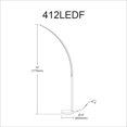 thumbnail image 2 of Dainolite 412LEDF-MB Matte Black Floor Lamp, 2 of 3