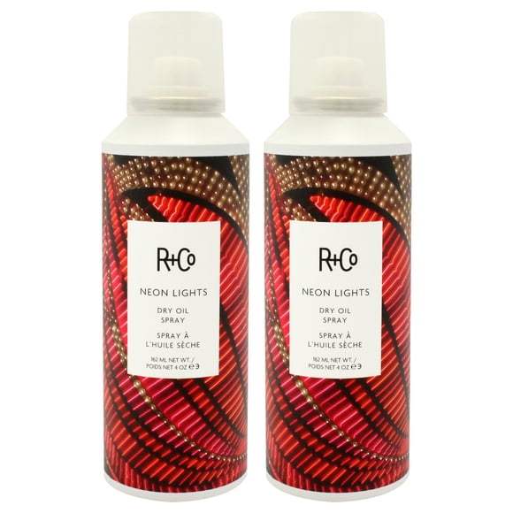 Neon Lights Dry Oil Spray by R+Co for Unisex - 4 oz Spray - Pack of 2