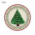 thumbnail image 2 of Vaidha Ensemble de Fournitures pour Fête de Noël / 10 Assiettes en Papier Rouges 7 et 9 Pouces / 10 Gobelets en Papier / 20 Essuie-Tout / Vaisselle Jetable pour les Fêtes pour Rassemblements et Événements, 2 of 6