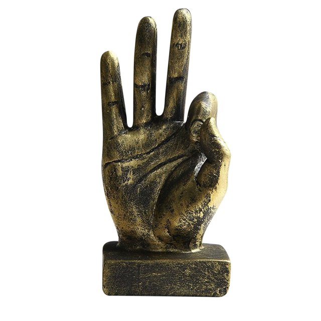 Gesture Finger Model Home Decoration Bar Model Room Desktop Decoration Resin Gift Luxury
