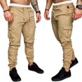 thumbnail image 4 of Mens Slim Fit Work Combat Trousers Cargo Pants with Multi Pockets, 4 of 4