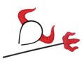 thumbnail image 2 of Becaristey 2pieces Classic Devil Horn Headband For Halloween And Cosplay Timeless, 2 of 6