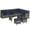 Dark Blue, variant on Outsunny 6 Pieces Patio Dining Set Wicker Outdoor Furniture Set, Grey