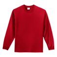 thumbnail image 1 of Port and Company PC61LS Adult's LS Essential T-Shirt Red XX-Large, 1 of 1