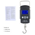 thumbnail image 2 of ruzhgo 50kg Electronic Weight Scale Hook Hanging Digital Display Balance Pocket Luggage Battery Operated Handheld Kitchen Steelyard, 2 of 6