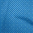 thumbnail image 1 of oneOone Viscose Chiffon Medium Blue Fabric Asian Block Floral Sewing Craft Projects Fabric Prints By Yard 42 Inch Wide, 1 of 4