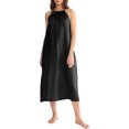 thumbnail image 4 of Kaemgyyd Robes à Col Licou pour Femmes Été Sans Manches Robe d'Été Décontractée Plage Vacances Fluide Bohème Mi-Longue avec Poches, 4 of 7
