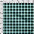 thumbnail image 2 of oneOone Polyester Lycra Fabric Gingham Check Print Fabric BTY 56 Inch Wide, 2 of 4