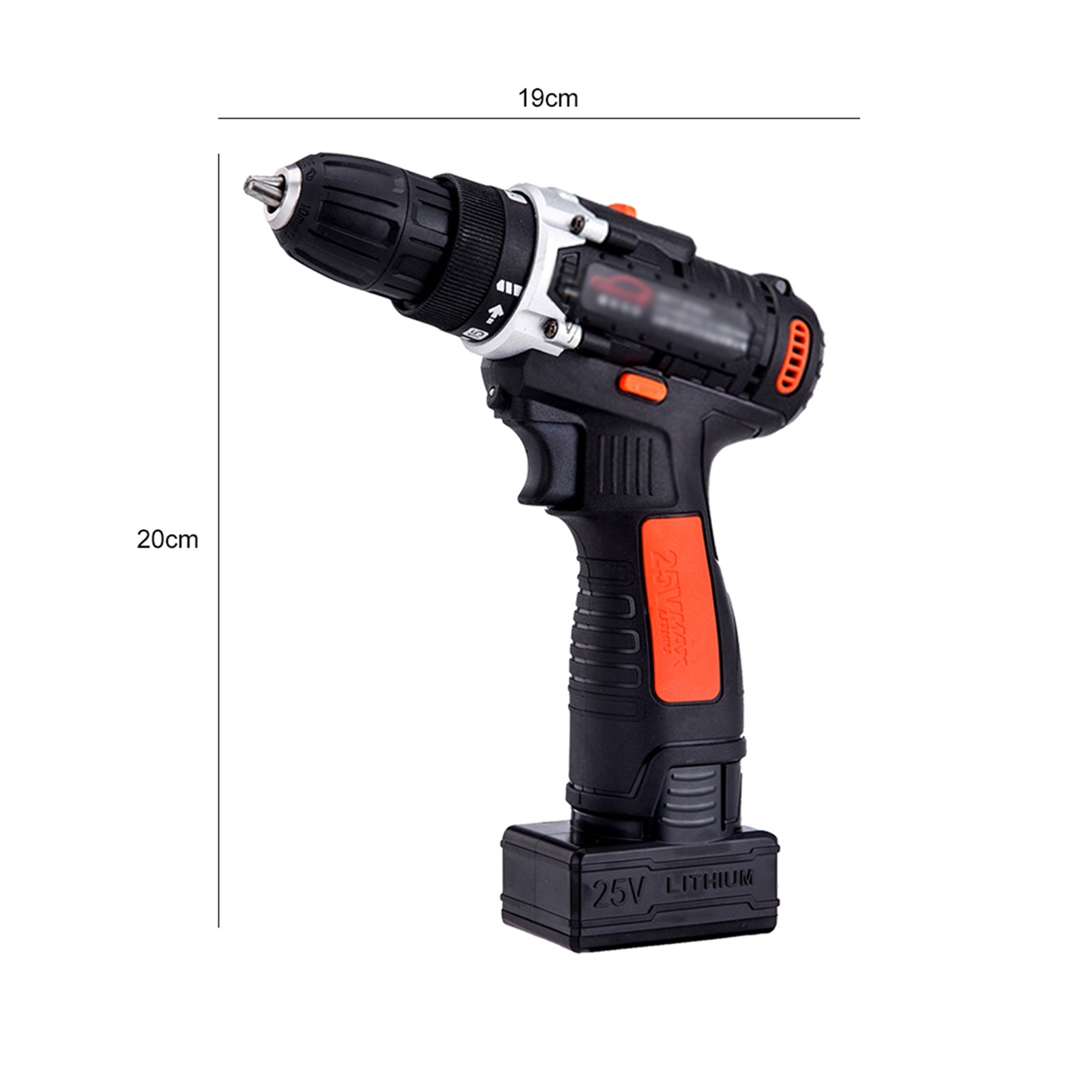 25V Cordless Drill / Driver Kit 1350rpm Variable Speed Polisher Car Buffer Waxer Set Power Screwdriver With Light Rechargeable ,Easy to Use