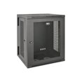 thumbnail image 1 of Tripp Lite 15U Wall Mount Rack Enclosure Server Cabinet Hinged Wallmount - Rack cabinet - wall mountable - black - 15U - 19", 1 of 5