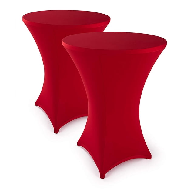Stretch cover bar table covers - elegant bar table cover for bistro table anthracite