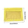 thumbnail image 3 of Dvruxg 2 Pcs Trousse à Crayons, Trousse à Crayons Trois Trous avec Fermeture Éclair Unique, Sac de Rangement de Documents en PVC Transparent, Grande Capacité Trousse à Crayons avec Fermeture Éclair, Trousse à Crayons Transparente, 3 of 5