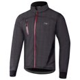 thumbnail image 1 of Lipport Mens Cycling Bike Jacket Winter Thermal Running Mountain Biking Jacket Windproof Breathable Reflective Softshell Coat(Black,2XL), 1 of 4
