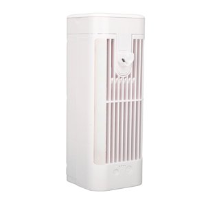 Portatif Air Conditionneur, Bureau de pulvérisation Air Refroidissement 120ml Réservoir d'eau silencieux avec lumière de nuit pour la chambre à coucher