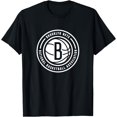 thumbnail image 1 of NBA Brooklyn Nets Circle Logo Black T-Shirt - White - S, 1 of 4