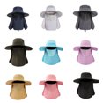 thumbnail image 4 of Maytalsory Waterproof Face Covering Sun Hat For Outdoor Activities Adjustable Hood Sky blue, 4 of 6