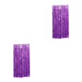 thumbnail image 3 of Wweixi Customized Fringe Curtain For Exquisite Anniversary Party Decorations Luster Purple 2Set, 3 of 5