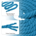 thumbnail image 3 of Unique Bargains 10 Feet Tug of War Rope for Adults Teen 3-Strand Natural Twisted Cotton Rope with Flag Blue, 3 of 7