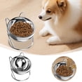 thumbnail image 2 of TIELUTT Elevated Cat Bowl Stainless Steel Rustproof for Dog Bowl Holder for Kennel Dog Feeders for Large Dogs Stainless Steel Cat Bowl Set Elevated Feeder Extra Large Dog Bowl Slow Feeder Stainless S, 2 of 6