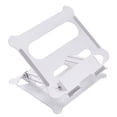thumbnail image 1 of yeacher Support d'Ordinateur Portable en Aluminium Ajustable avec Rotation à 180°, Coussinets en Silicone Antidérapants, Ventilation Améliorée, Compatible avec Appareils de 15,6 Pouces, Options Argent/noir, 1 of 6