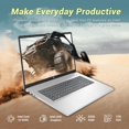 thumbnail image 2 of HP Ordinateur Portable Professionnel 17,3 Pouces IPS FHD, Processeur Intel Core i3-N305, 32 Go RAM, 2 To SSD, Intel UHD Graphics, Lecteur d'Empreintes Digitales, Caméra HD, Wi-Fi 6, Windows 11 Pro, Argent Naturel, Carte USB 32 Go Hotface, 2 of 9