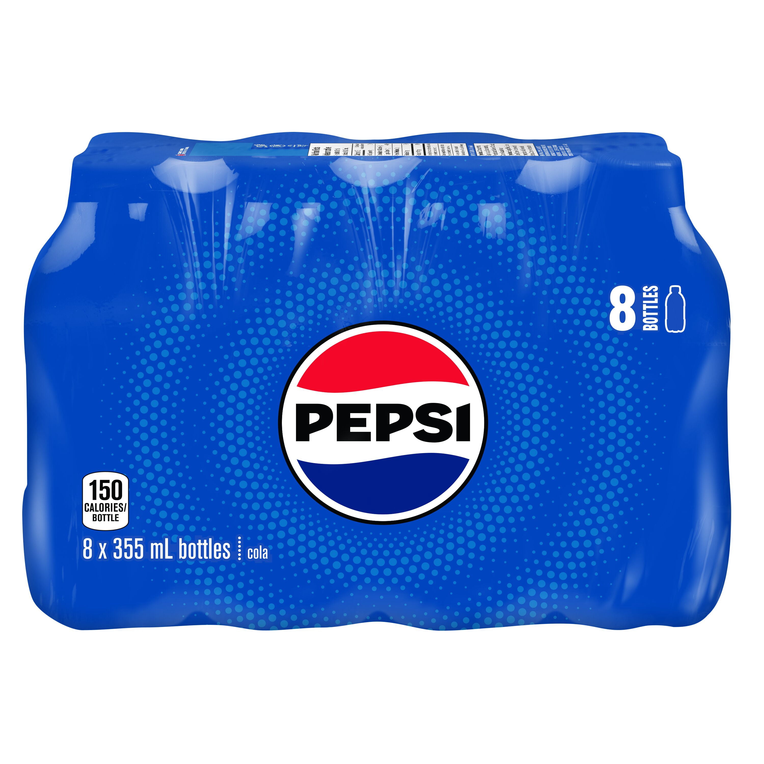 Pepsi Cola 8 x 355 mL, Bottles