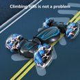 thumbnail image 4 of SIYTUAU Voiture Télécommandée pour Enfants Rechargeable hors Route Escalade Quatre Roues Double Face Cascade Dérive Course Voiture Bleue Plastique Voiture Rc Jouet Voiture Télécommandée Bleu, 4 of 9