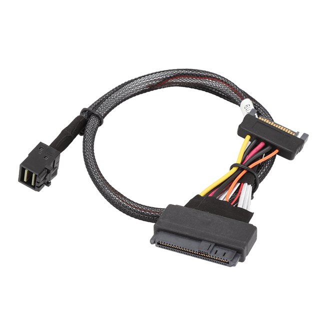 Câble Connecteur SSD, Mini SAS SFF-8643 à SF SF Câble Conçu sur Mesure