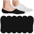 thumbnail image 3 of Ohufall Unisex Socks 6-Pack Ankle Socks Sweat-Absorbent Breathable Invisible Socks, 3 of 3