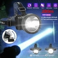 thumbnail image 1 of Super Bright Adjustable Rechargeable Headlamp Flashlight Torch HeadLamp for Mining Camping Hiking Fishing, 1 of 8