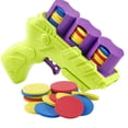 thumbnail image 4 of Foam Disc Launcher, Continuous Shooting Flying Disc Launcher, Disk Shooter Tool, with 25 Flying Disks, for Fun, Party Favors and Outdoor Tools Toddlers Ages 8-12, 4 of 8