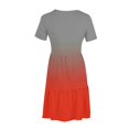 thumbnail image 5 of Weiqiqre Robes pour Femmes Été Décontractées à Manches Courtes Col Ras du Cou Robes T-Shirt Amples Évasées Mini avec Poches, 5 of 5