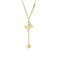 thumbnail image 1 of Pendentif Alphabet 26 Lettres Collier Lettre Initiale Mode pour Femmes D0Y2, 1 of 9