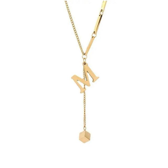 Pendentif Alphabet 26 Lettres Collier Lettre Initiale Mode pour Femmes D0Y2