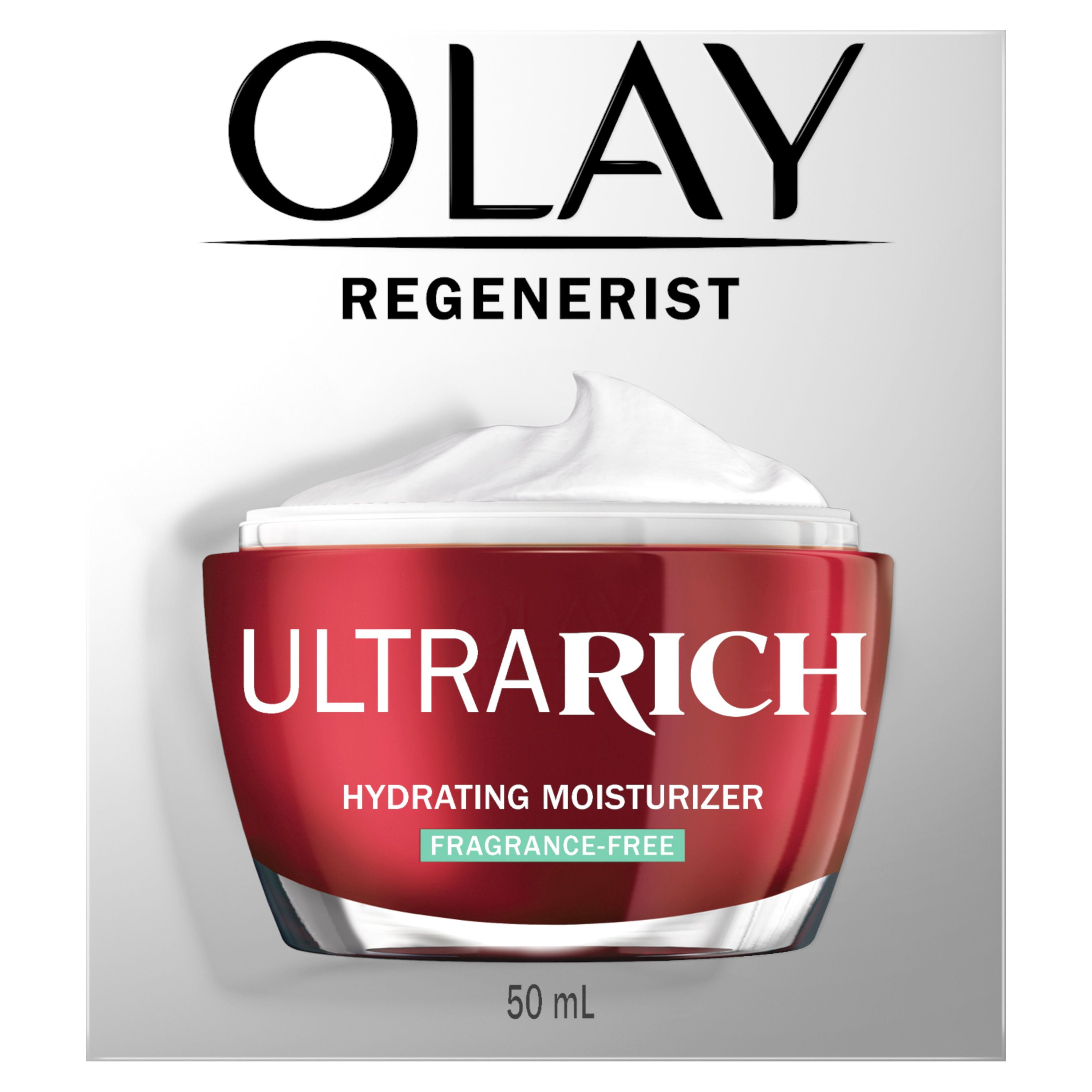 Olay Regenerist Ultra Riche Hydratant pour le Visage, Sans Parfum