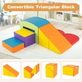thumbnail image 4 of Costway 6 PCS Multi-color Climb and Crawl Activity Playset with Tunnel Slide Stairs & Ramp, 4 of 10