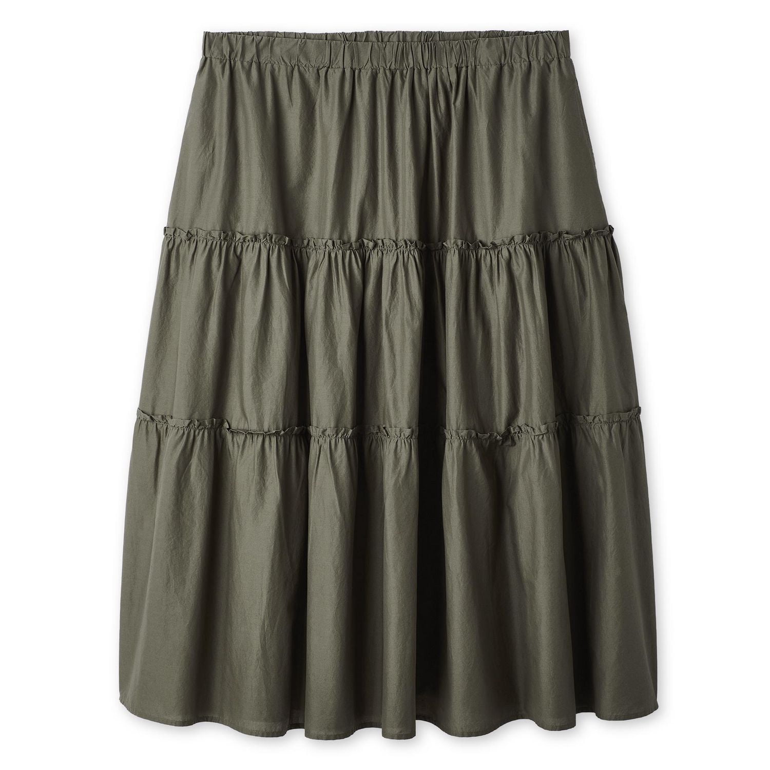 Lane Bryant Women's Plus Tiered Maxi Skirt