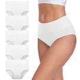 thumbnail image 2 of Womens High Waisted Bikini Underwear Smooth Hipster Underwear Breathable Ladies, 2 of 9
