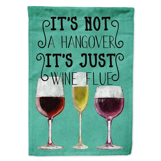 Carolines Treasures BB5409GF Wine Flue Sign Garden Size Flag