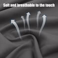 thumbnail image 5 of RKSTN Drap-Housse Couleur Unie Drap-Housse Lavé Pièce Protège-Matelas Anti-Cendre Housse de Protection Drap Housse, 5 of 5
