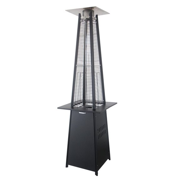 Paramount Pyramid Flame Patio Heater, Onyx Black