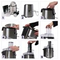 thumbnail image 2 of Total Chef 700W Juicin' Power Juicer, Surgical Steel Blade for Fast & Efficient Juicing, 2 of 9