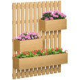 thumbnail image 1 of Outsunny Jardinière de Jardin Murale avec Treillis pour Patio, Véranda, Balcon, 1 of 10