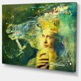 thumbnail image 2 of Cheval Pur-Sang et Femme - Art Mural sur Toile d'Animal, 2 of 3