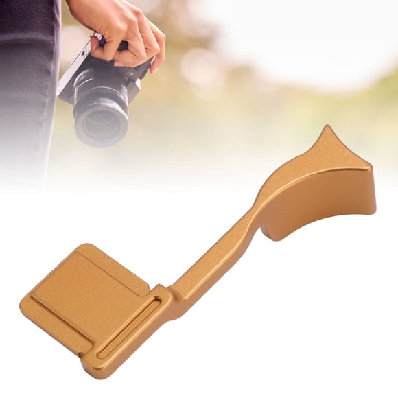 Thumb Grip with Hot Shoe Cover for - Aluminum Alloy Camera Thumb Up Grip for Enhanced Comfort and Stability in Photography