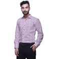 thumbnail image 4 of BESTMAN Printed Formal Shirts For Men Spread Collar Cotton Shirt, 4 of 5