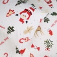 thumbnail image 2 of Hitime Full Size 4-Piece Christmas Sheet Set - Ultra Soft & Breathable Polyester Bed Sheets, All Season Cooling Bedding with Deep Pockets, Wrinkle & Fade Resistant (Christmas Pattern), 2 of 8