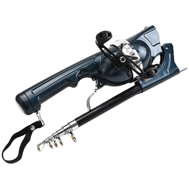 Ensemble Combiné Canne à Pêche et Moulinet Portable avec Conception Pliable pour une Performance de Lancer Améliorée