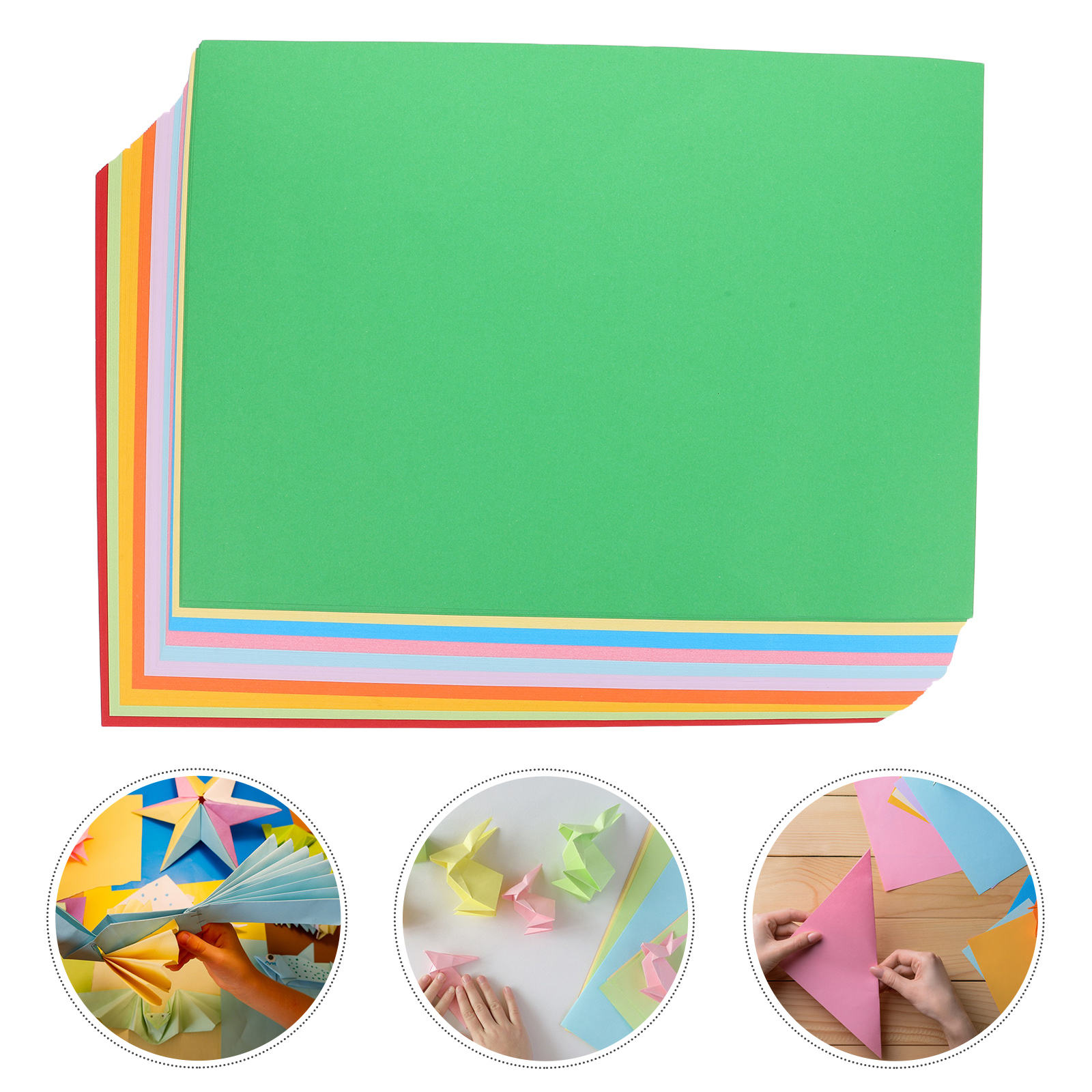 PAMINGONO Multicolor Office Copy Paper for Printing and Display Paper Resists Fading Easy Folding