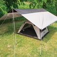 thumbnail image 4 of Graflsoa Mât de Tente en Alliage d'Aluminium Ajustable pour Usage Extérieur, 230 cm, Noir, Pièce Unique, Léger et Durable, 4 of 6